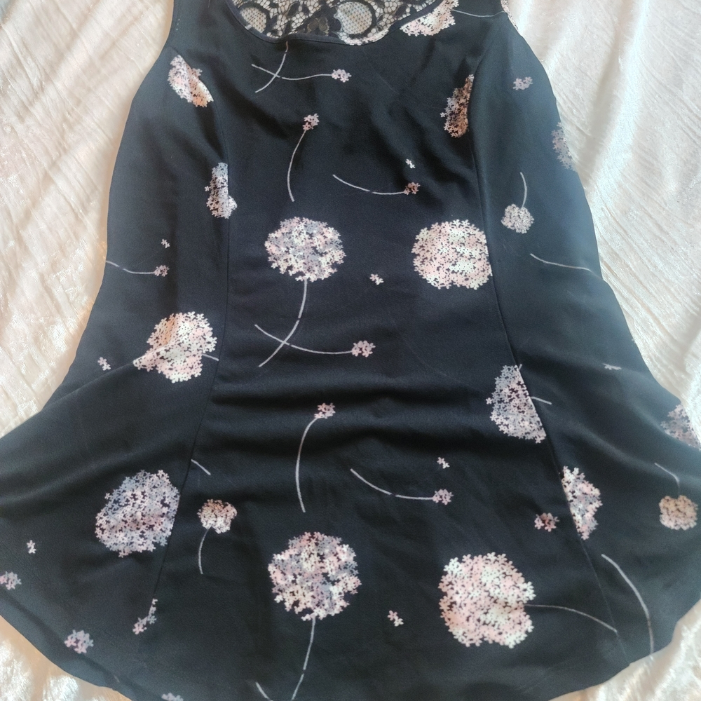 Ricki's Black Floral Sleeveless Top